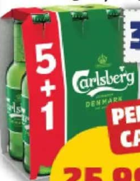 Carlsberg Bere Blondă 5,2% alcool 6x330 ml