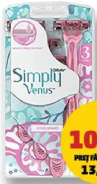 Gillette Simply Venus Aparat de ras 3 lame 4 buc.