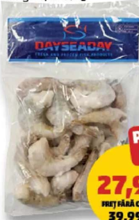 DAYSEADAY Creveți Cruzi 16/20 500 g