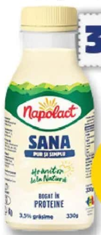 Napolact Sana 3,5% grăsime 330 g