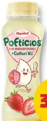Napolact Pofticios Iaurt de băut căpșuni 1,8% grăsime 200 g