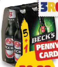Beck's Bere Blondă 5% alcool 6 x 330 ml