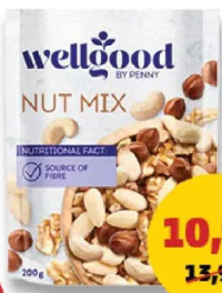 Wellgood Amestec nuci 200 g