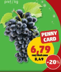 Struguri negri preț/kg