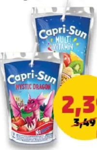 Capri Sun Băutură Răcoritoare cu Suc de Fructe multivitamin / mystic dragon 200 ml