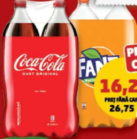 Coca-Cola Regular / Fanta Portocale 2 x 2 l