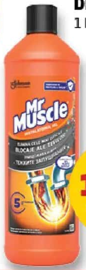 Mr. Muscle Gel pentru Desfundat Țevi 1 l