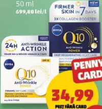 Nivea Cremă de față Q10 SPF15 50 ml