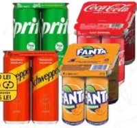 Băutură carbogazoasă SCHWEPPES/ COCA COLA/ FANTA Portocale/ SPRITE 4x0.33 L