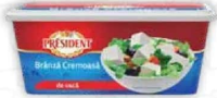 PRESIDENT Brânză cremoasă de vacă 250 g