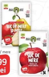 Suc ANA ARE 3 L, mere&pere/ mere