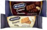 Biscuiți cu cremă McVitie's 87 g / 100 g