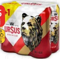 Ursus Bere blondă (5+1) x 0.5 L