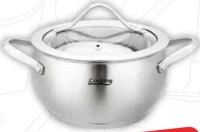 Cratiță Cooking by HEINNER Origini by Nicolai Tand inox/sticlă, inducție, 16x9 cm, 1.8 L