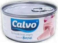 CALVO Ton bucăți în suc propriu 170 g