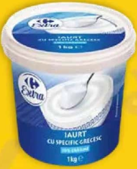 Carrefour Classic Iaurt cu specific grecesc 1 kg, 10% grăsime