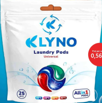 KLYNO Detergent capsule Universal 25 buc