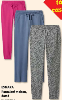 ESMARA Pantaloni molton, damă