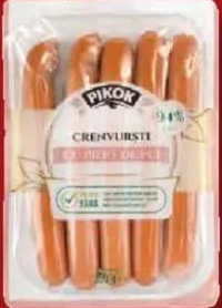 Pikok Crenvurști cu piept de pui 250 g