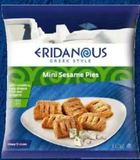 ERIDANOUS Mini pateuri cu brânză oregano și susan 1 kg