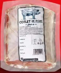 Cotlet de porc, fără os per 100 g