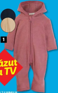 LUPILU Salopetă cu fermoar, din lână Merinos 1 buc.