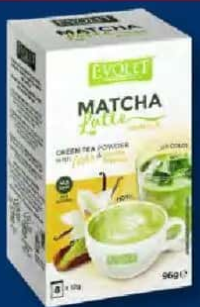 EVOLET Matcha Latte plicuri 8 x 12 g