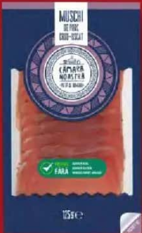 Cămara Noastră Mușchi de porc crud-uscat, feliat 125 g