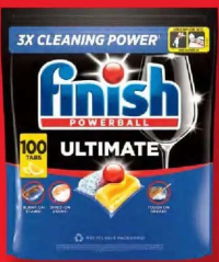 Finish Ultimate Detergent capsule pentru mașina de spălat vase 100 buc.