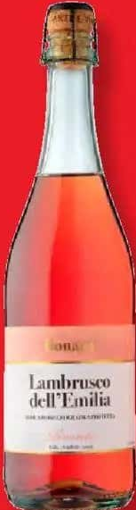 Villa Bonaga Lambrusco dell'Emilia Vin petiant rose I.G.P. 0,75 L