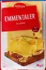Milbona Brânză Emmental feliată 150 g