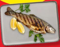 Fresh Fish Today Păstrăv curcubeu eviscerat per 100 g