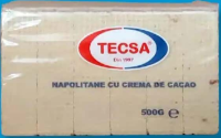 Tecsa Napolitane cu cremă de cacao 500 g