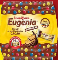 Dobrogea Eugenia Biscuiți cu cremă cu cacao 360 g