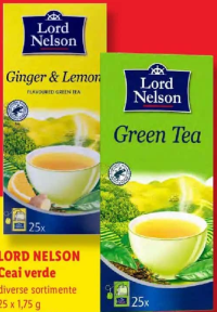 Lord Nelson Ceai verde 25 x 1,75 g