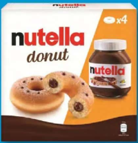 Nutella Gogoși umplute 4 x 60 g