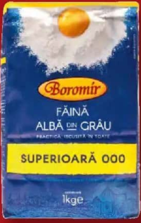 Boromir Făină albă de grâu superioară tip 000 1kg