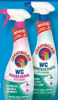 Chanteclair Soluție spray pentru WC detartrant / înălbitor 625 ml