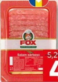 Fox Salam Sârbesc feliat 100g