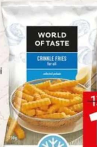 World of Taste Cartofi crinkle 750g