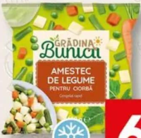 Grădina Bunicii Amestec de legume pentru ciorbă 400g