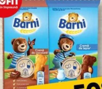 Barni Prăjitură ciocolată / lapte / căpșuni și vanilie 30g