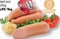 Caroli Cremwurști polonezi piept pui 100g