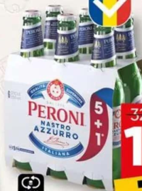 Peroni Nastro Azzurro Pachet bere (5+1)x0,33L