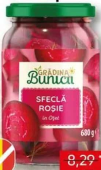 Grădina Bunicii Sfeclă roșie felii 680g