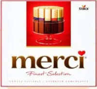Merci Praline, cutie roșie 250 g