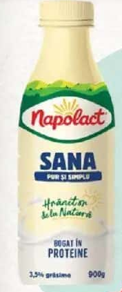 NAPOLACT Sana 3.5% grăsime 900 g