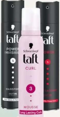 Taft Fixativ de păr 250 ml / Spumă de păr 200 ml