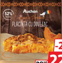 Auchan La Masă în România Plăcintă cu dovleac 650g