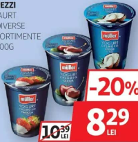 MÜLLER PEZZI IAURT DIVERSE SORTIMENTE 500G